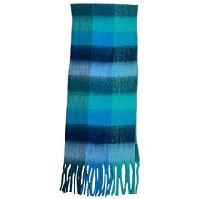 Écharpe douce et colorée à franges avec motif quadrillé - 3 pièces