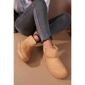 Bottines de neige en suédine doublée de fourrure chaude taille 36-41