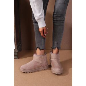 Bottines de neige en suédine doublée de fourrure chaude taille 36-41