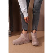 Bottines de neige en suédine doublée de fourrure chaude taille 36-41