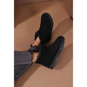 Bottines de neige en suédine doublée de fourrure chaude taille 36-41