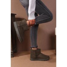 Bottines de neige en suédine doublée de fourrure chaude taille 36-41