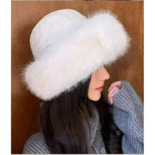 Chapeau bonnet d'hiver sublimé d’un contour en fausse fourrure - 12 pièces