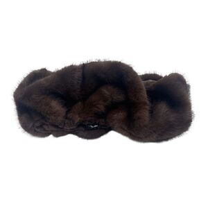 Bandeau d’hiver couvrant et large conçu en fausse fourrure