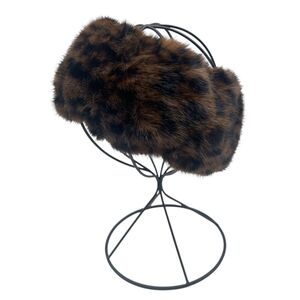 Bandeau d’hiver couvrant et large conçu en fausse fourrure