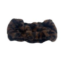 Bandeau d’hiver couvrant et large conçu en fausse fourrure