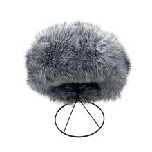 Bandeau d’hiver texturé d'une fourrure animale à poils long