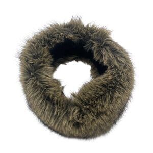 Bandeau d’hiver texturé d'une fourrure animale à poils long