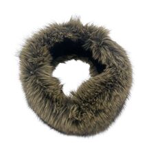 Bandeau d’hiver texturé d'une fourrure animale à poils long