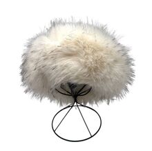 Bandeau d’hiver en fausse fourrure à effet poils de renard