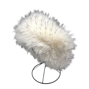 Bandeau d’hiver en fausse fourrure à effet poils de renard