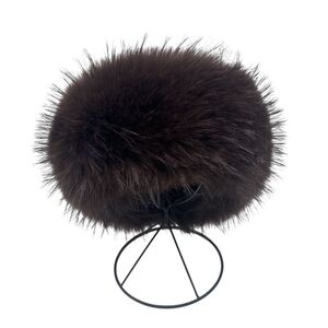 Bandeau d’hiver en fausse fourrure à effet poils de renard