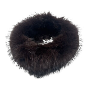 Bandeau d’hiver en fausse fourrure à effet poils de renard