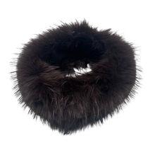 Bandeau d’hiver en fausse fourrure à effet poils de renard