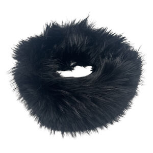 Bandeau d’hiver en fausse fourrure à effet poils de renard
