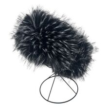 Bandeau d’hiver en fausse fourrure à effet poils de renard
