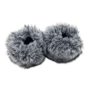 Manchons de poignet fausse fourrure longue et volumineuse