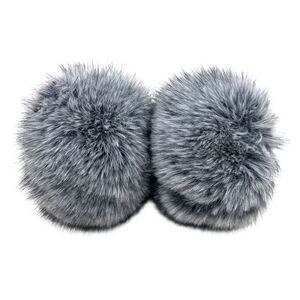 Manchons de poignet fausse fourrure longue et volumineuse