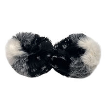 Manchons de poignet en fausse fourrure effet de couleur dégradée