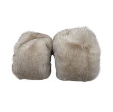 Manchons de poignet pour femme conçus à partir de fausse fourrure