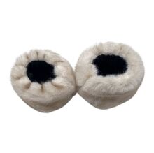 Manchons de poignet pour femme conçus à partir de fausse fourrure