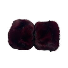 Manchons de poignet pour femme conçus à partir de fausse fourrure