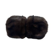 Manchons de poignet pour femme conçus à partir de fausse fourrure