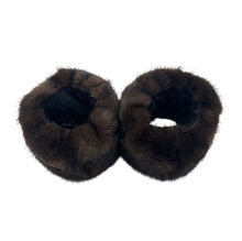 Manchons de poignet pour femme conçus à partir de fausse fourrure