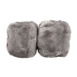 Manchons de poignet pour femme conçus à partir de fausse fourrure
