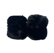 Manchons de poignet pour femme conçus à partir de fausse fourrure