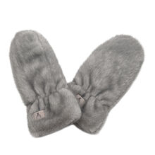 Moufles faites en fourrure synthétique ultra-douce et duveteuse