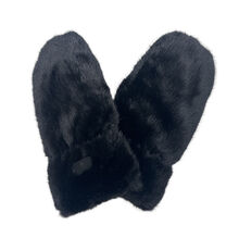 Moufles faites en fourrure synthétique ultra-douce et duveteuse