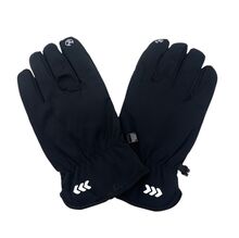 Gants tactiles pour homme avec élastique intégré au poignet