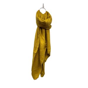 Écharpe chaude unie douce en viscose laine avec un effet pointé - 12 pièces