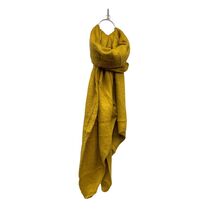 Écharpe chaude unie douce en viscose laine avec un effet pointé - 12 pièces