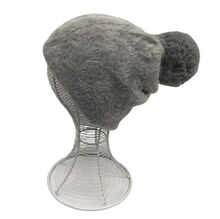 Bonnet en fausse fourrure ultra douce avec grand pompon - 3 pcs