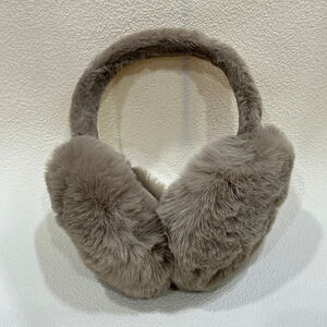 Cache-oreilles grand modèle en fausse fourrure douce en polyester