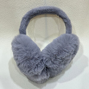 Cache-oreilles grand modèle en fausse fourrure douce en polyester