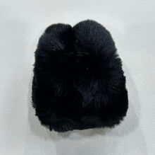 Cache-oreilles grand modèle en fausse fourrure douce en polyester