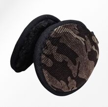 Cache-oreilles camouflage thermiques doublés en fourrure douce