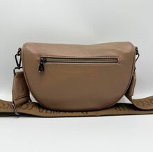 Sac banane similicuir souple Regina Schrecker à multipoches zippées