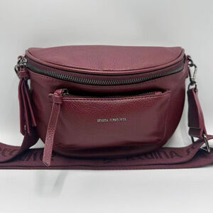 Sac banane similicuir souple Regina Schrecker à multipoches zippées