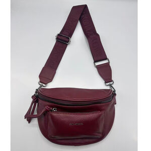 Sac banane similicuir souple Regina Schrecker à multipoches zippées