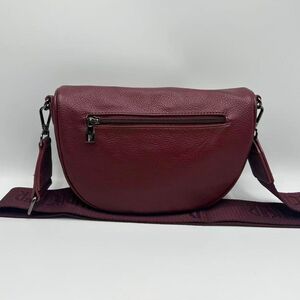 Sac banane similicuir souple Regina Schrecker à multipoches zippées