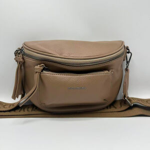 Sac banane similicuir souple Regina Schrecker à multipoches zippées