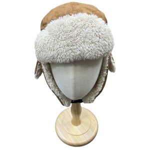 Chapka effet daim classique d'hiver doublée en fausse fourrure