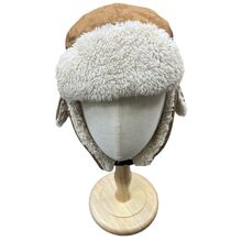 Chapka effet daim classique d'hiver doublée en fausse fourrure