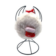 Cache-oreilles fausse fourrure douce orné de décorations de Noël