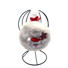 Cache-oreilles fausse fourrure douce orné de décorations de Noël