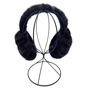 Cache-oreilles en peluche effet fourrure au motif léopard stylé
